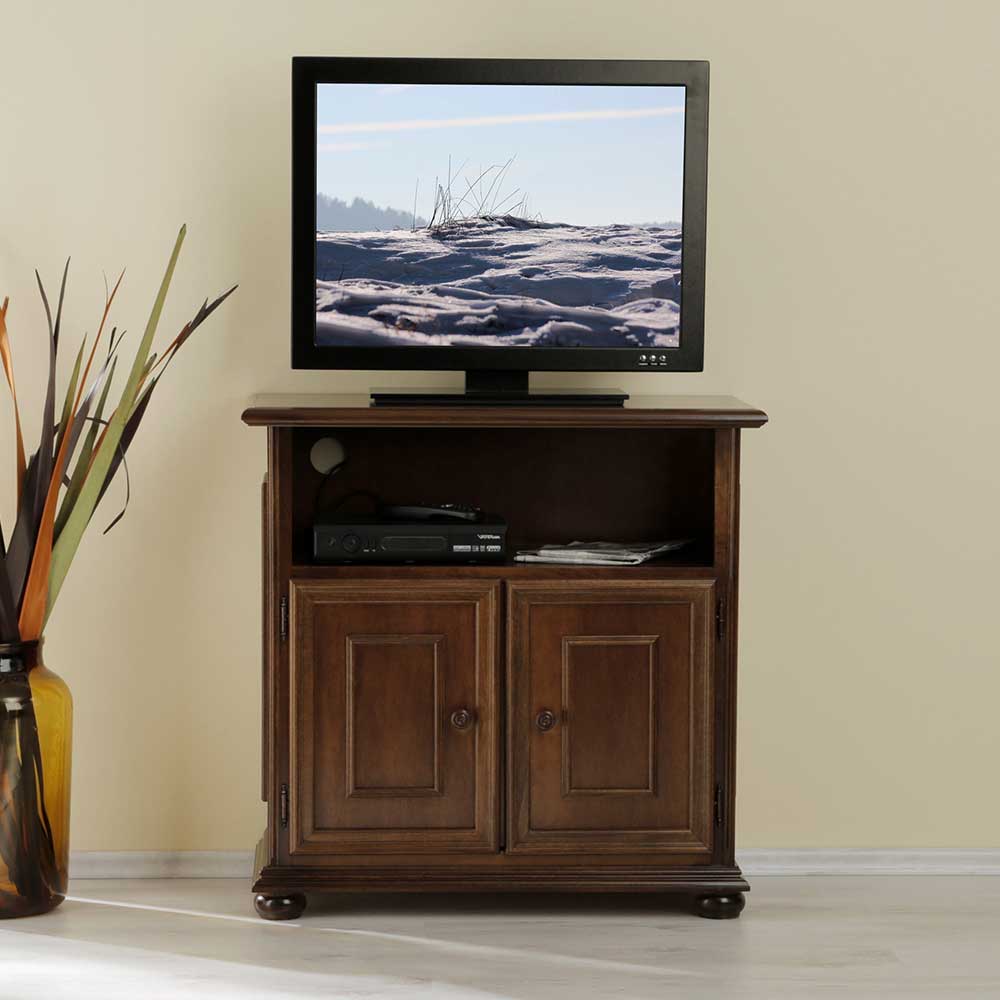 Fernsehmöbel in Walnussfarben klassischen Stil günstig online kaufen