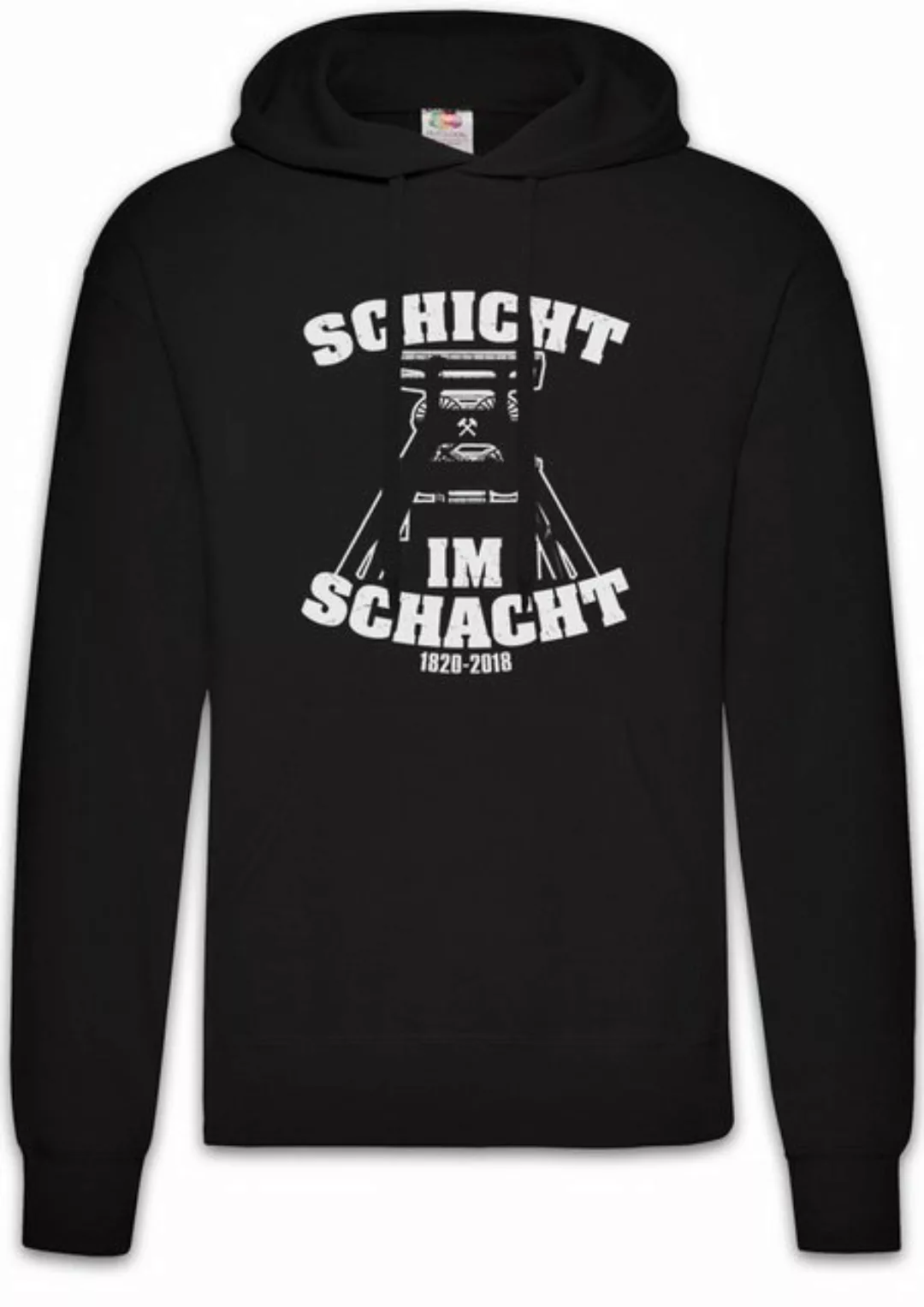 Urban Backwoods Hoodie Schicht Im Schacht Herren Hoodie Kohle Bergwerk Unte günstig online kaufen