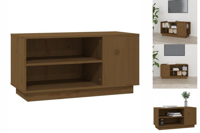 vidaXL TV-Schrank TV Schrank Sideboard Schrank Honigbraun 80x35x40,5 cm Mas günstig online kaufen