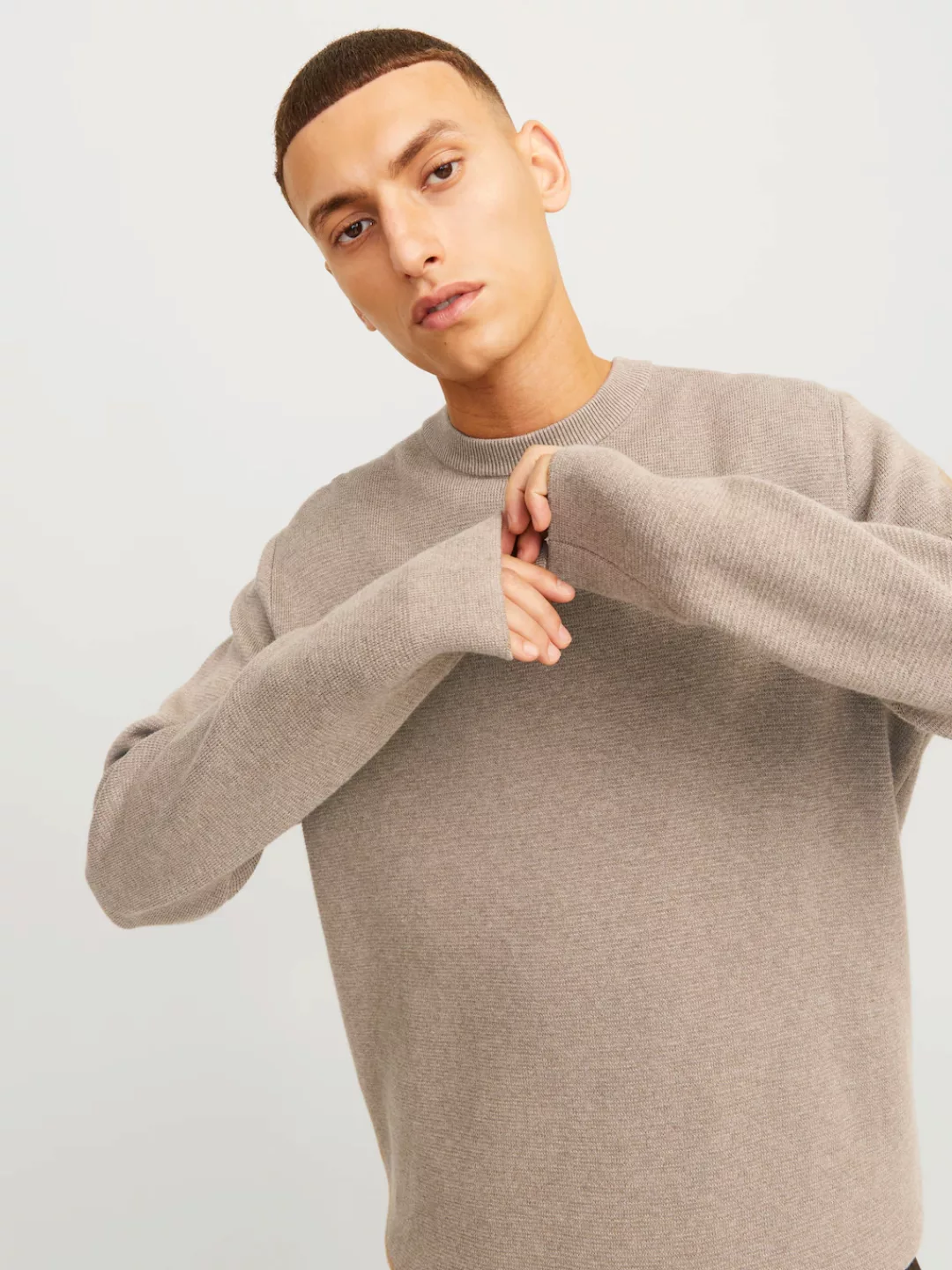 Jack & Jones Strickpullover JPRBLAMILANO STITCH KNIT CREW NECK SN günstig online kaufen