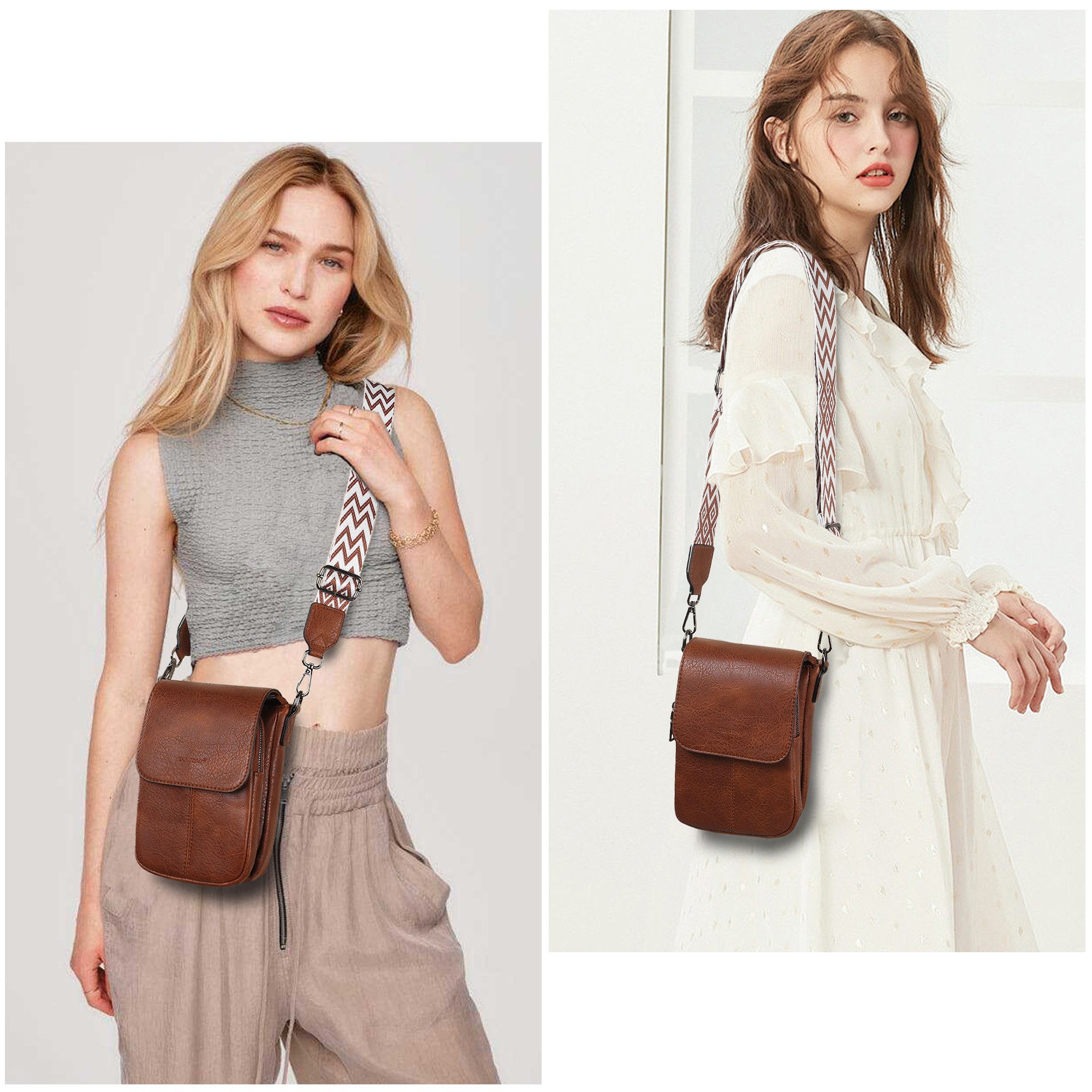 Defe Umhängetasche Damen Handy Crossbody Bag günstig online kaufen