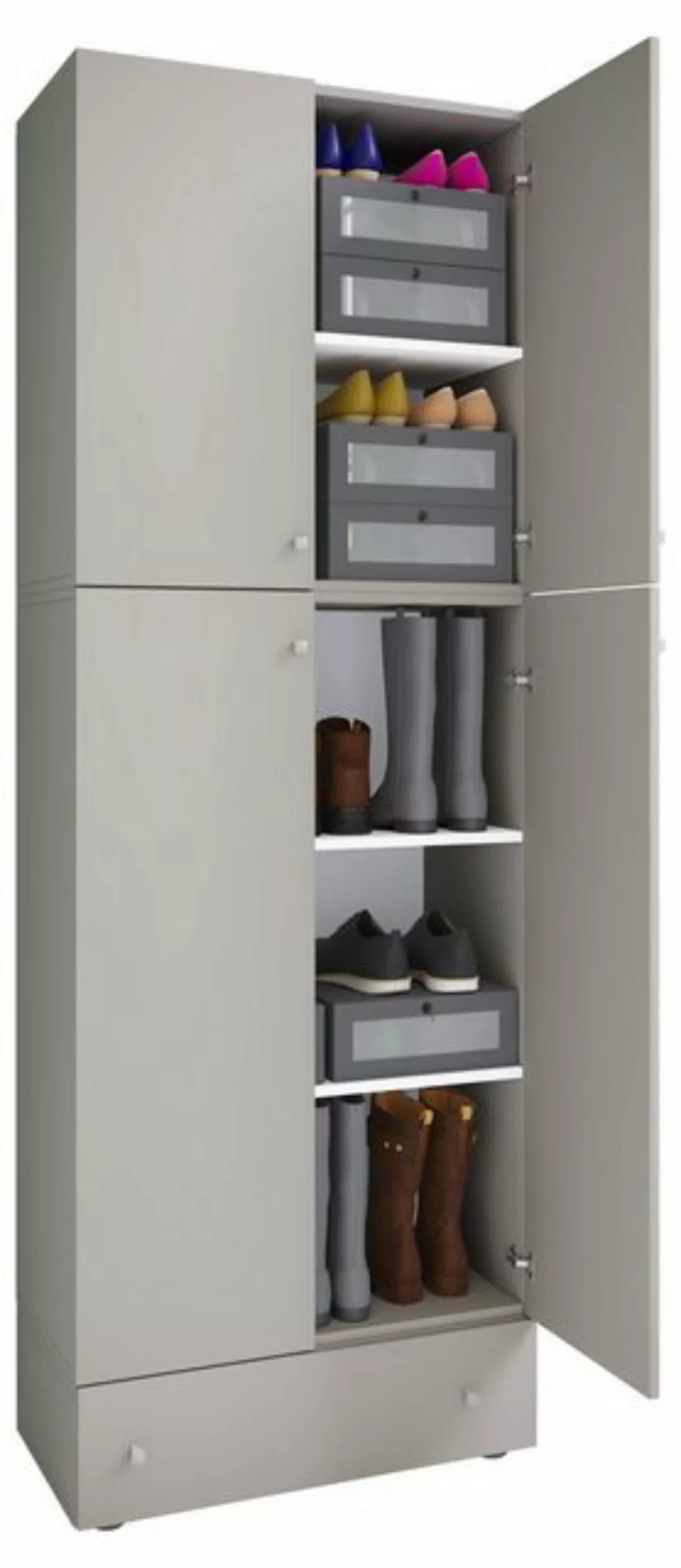 VCM Schuhschrank XXL Schuhschrank Kleiderschrank Schrank Lona 5f S (1-St) günstig online kaufen