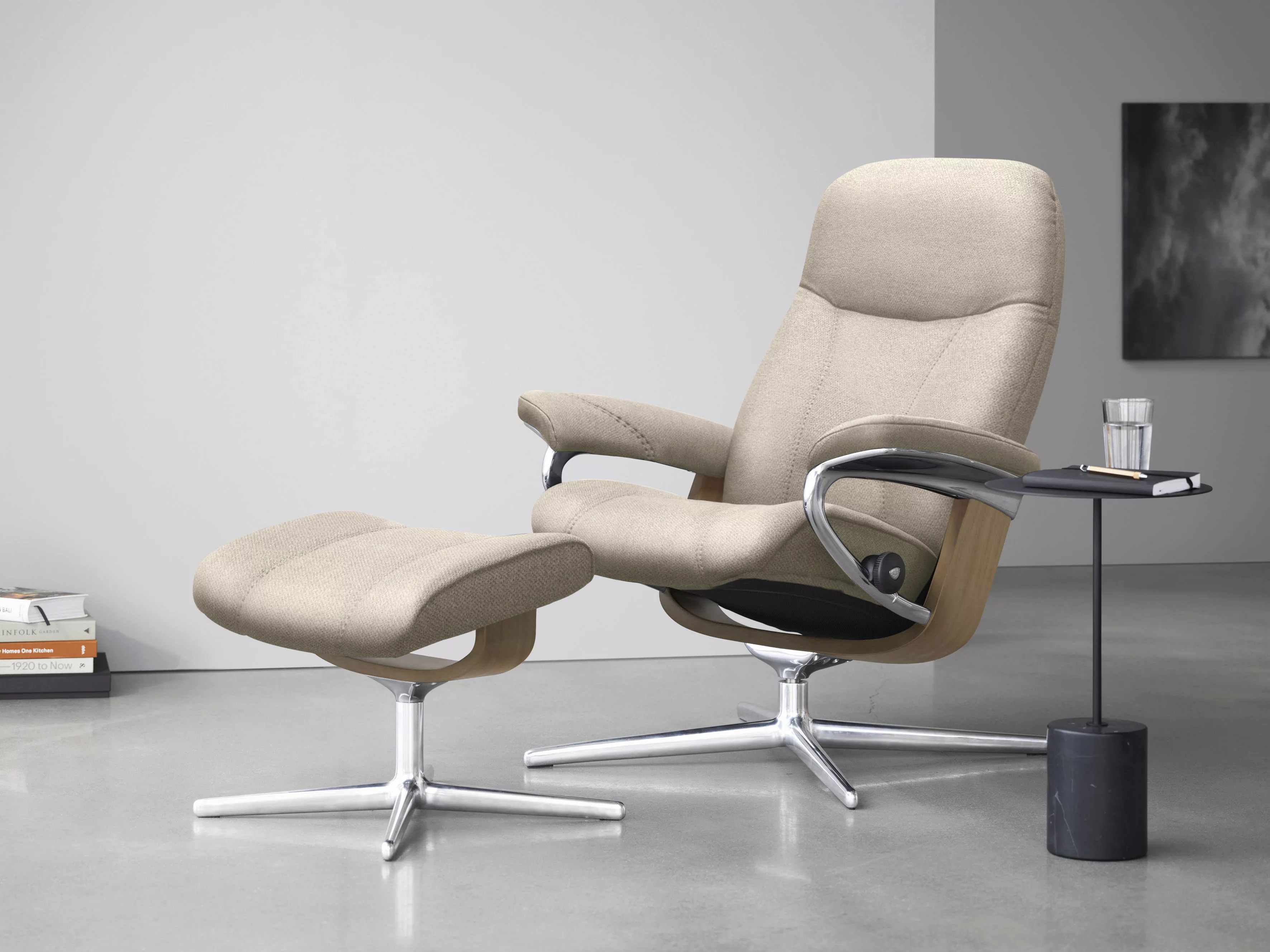 Stressless® Relaxsessel »Consul«, (Set, Relaxsessel mit Hocker), mit Hocker günstig online kaufen