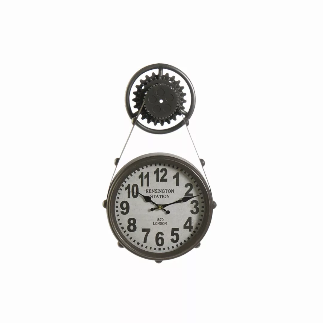 Wanduhr Dkd Home Decor Kristall Schwarz Eisen (33 X 8 X 58 Cm) günstig online kaufen