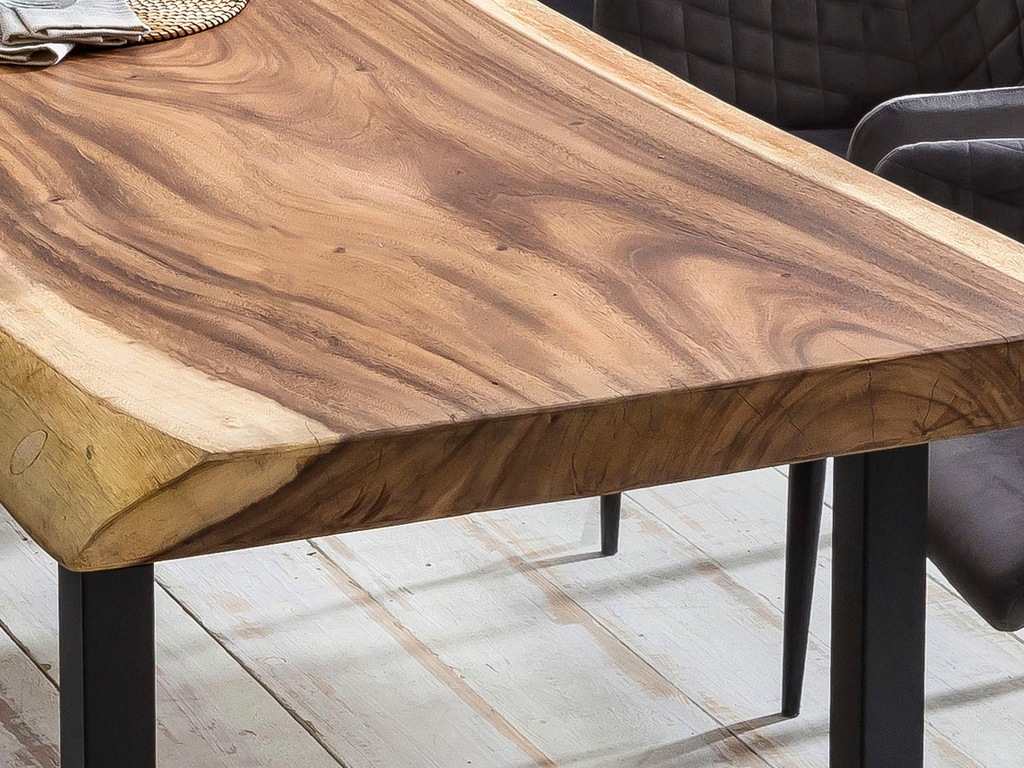 SIT Baumkantentisch, 8 cm Massivholzplatte mit Baumkante wie gewachsen günstig online kaufen