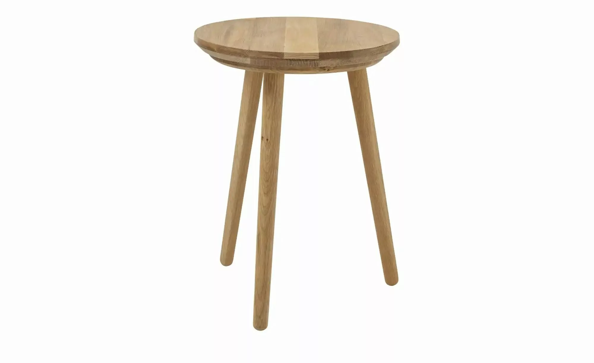 Hocker   Malchin  ¦ holzfarben ¦ Maße (cm): H: 45  Ø: 35 Polstermöbel > Hoc günstig online kaufen