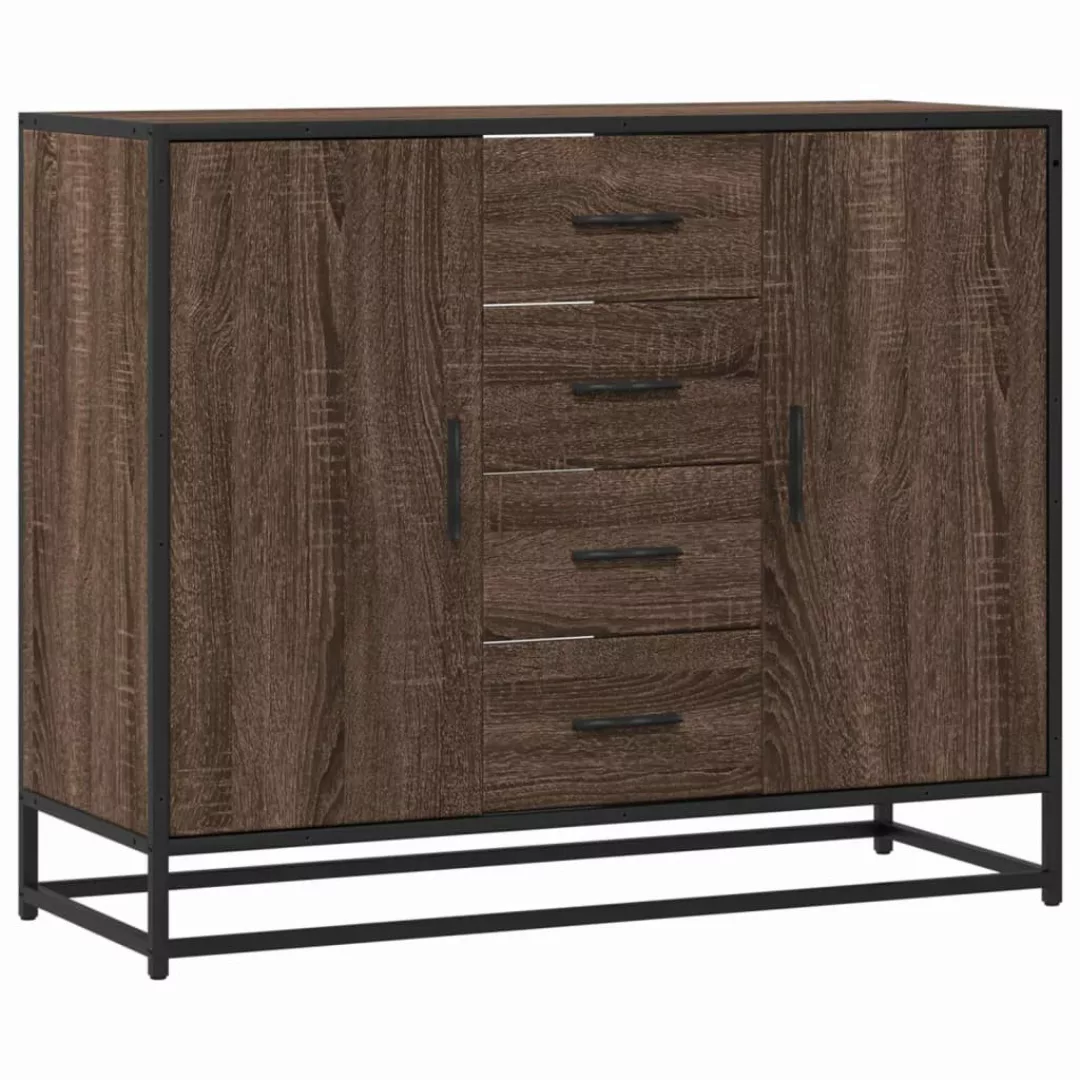 vidaXL Sideboard Sideboard Braun Eichen-Optik 92x35x76 günstig online kaufen
