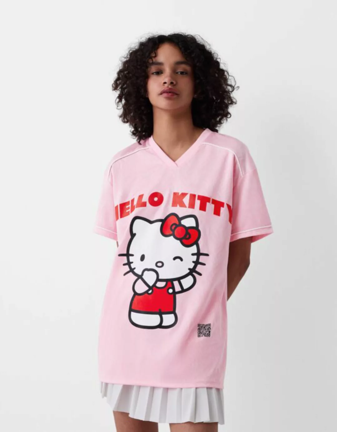 Bershka T-Shirt Hello Kitty Mania Mit Digitalem Filter Und Kurzen Ärmeln Da günstig online kaufen