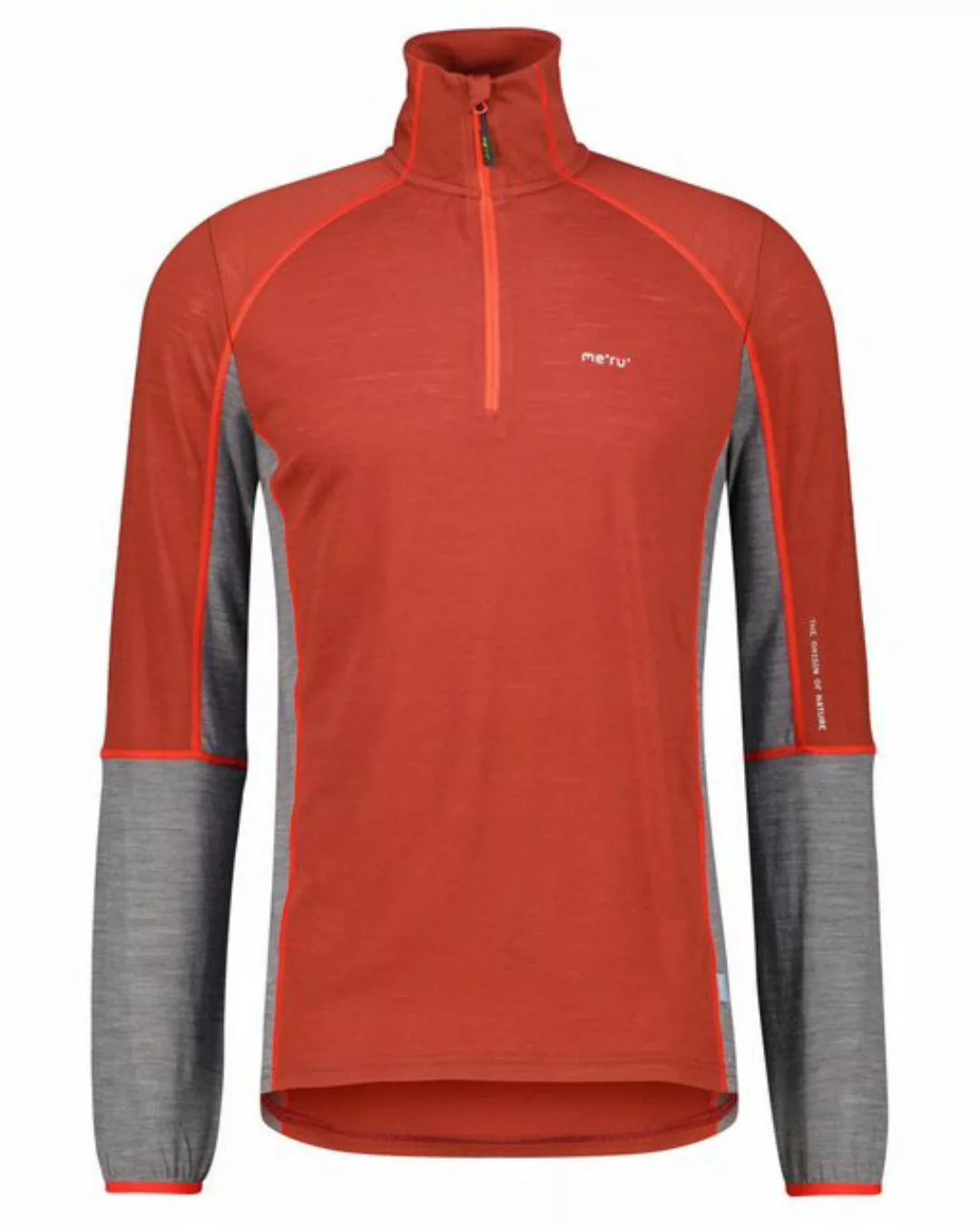 Meru Fleecepullover Herren Langarmshirt SLAGELSE (1-tlg) günstig online kaufen