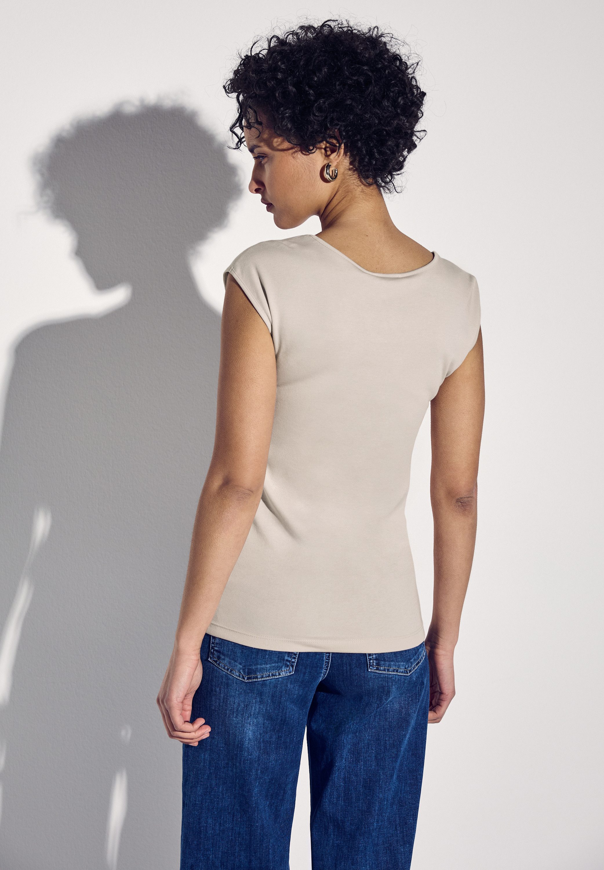 STREET ONE V-Shirt, doppellagig günstig online kaufen