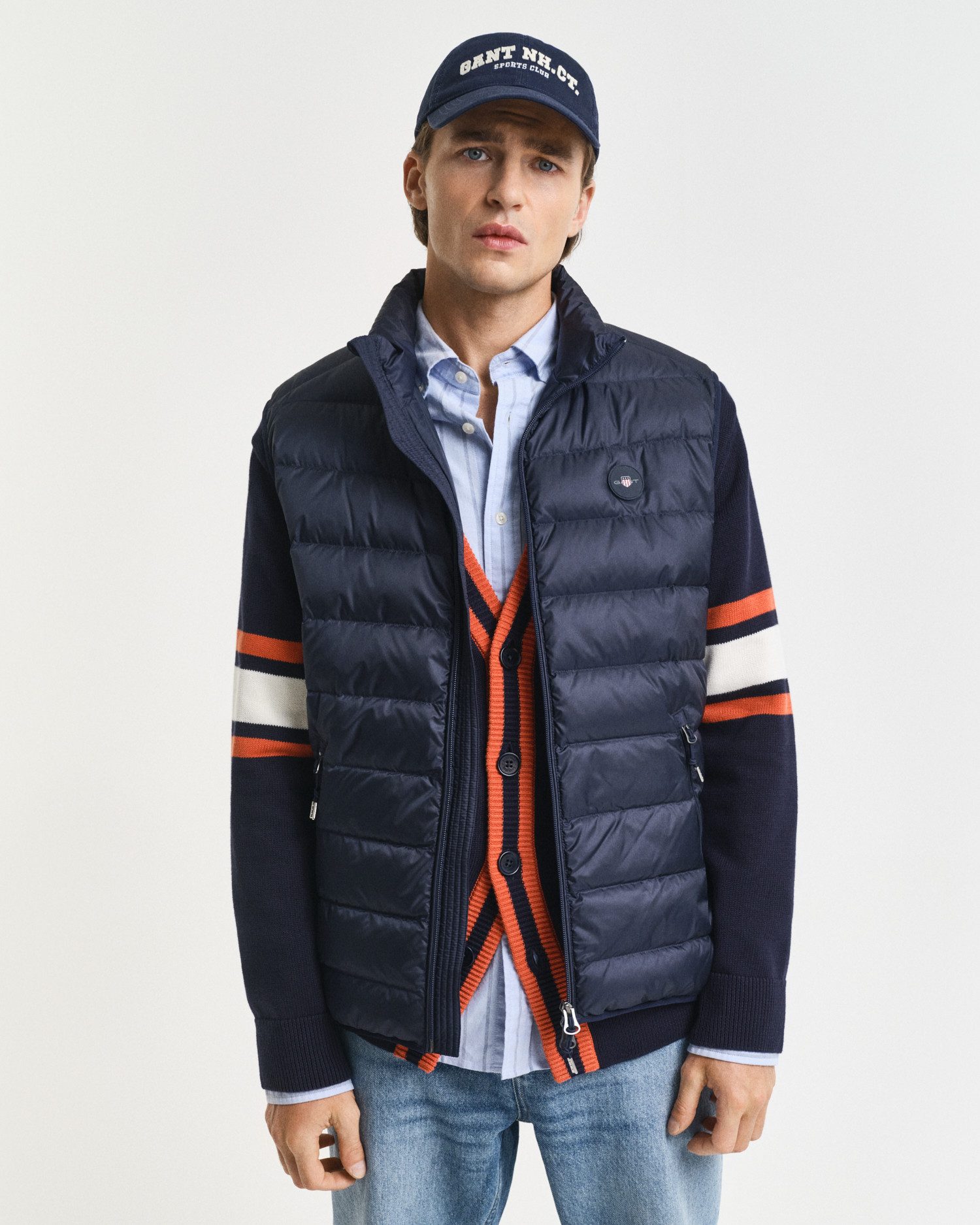 Gant Steppweste LIGHT DOWN VEST Stehkragen, günstig online kaufen