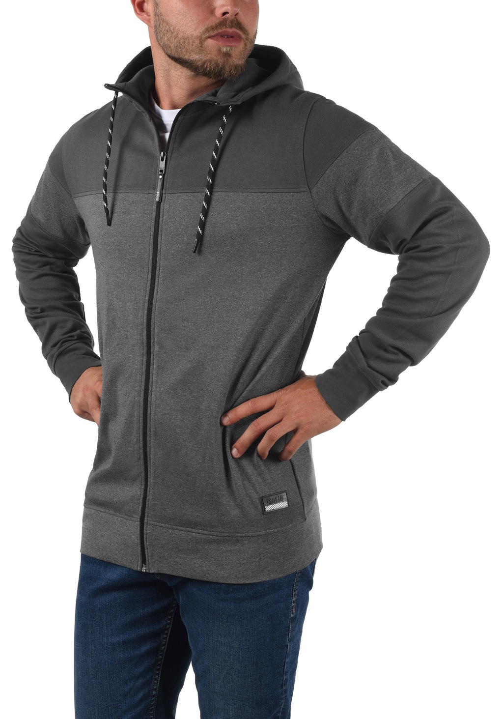 Solid Kapuzensweatjacke "Kapuzensweatjacke SDBaris" günstig online kaufen