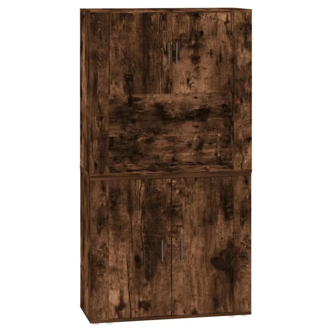 Vidaxl Highboard Räuchereiche Holzwerkstoff günstig online kaufen