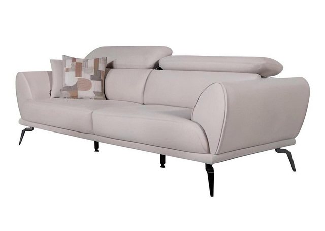 Xlmoebel 3-Sitzer Helle Wohnraum 3-Sitzer Designer Premium Sofa Zeitgemäß, günstig online kaufen