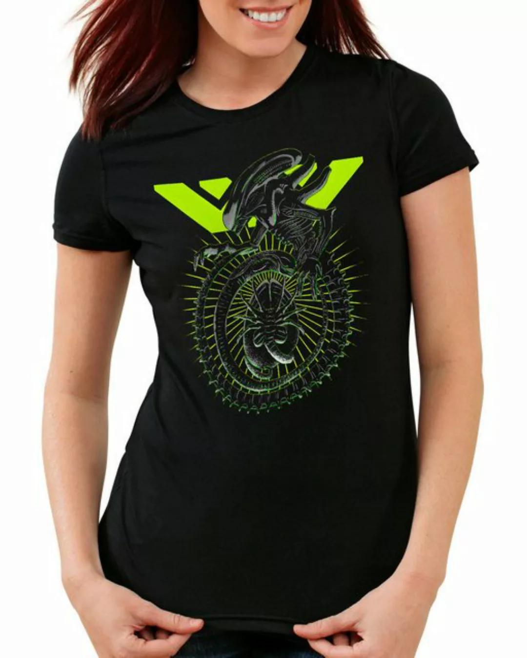 style3 T-Shirt Xeno Progress xenomorph ridley scott predator film alien günstig online kaufen