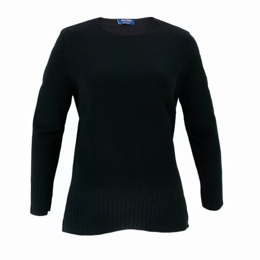 Saint James Wollpullover 2763 Damen Wollpullover mit Seitenschlitz und Knop günstig online kaufen