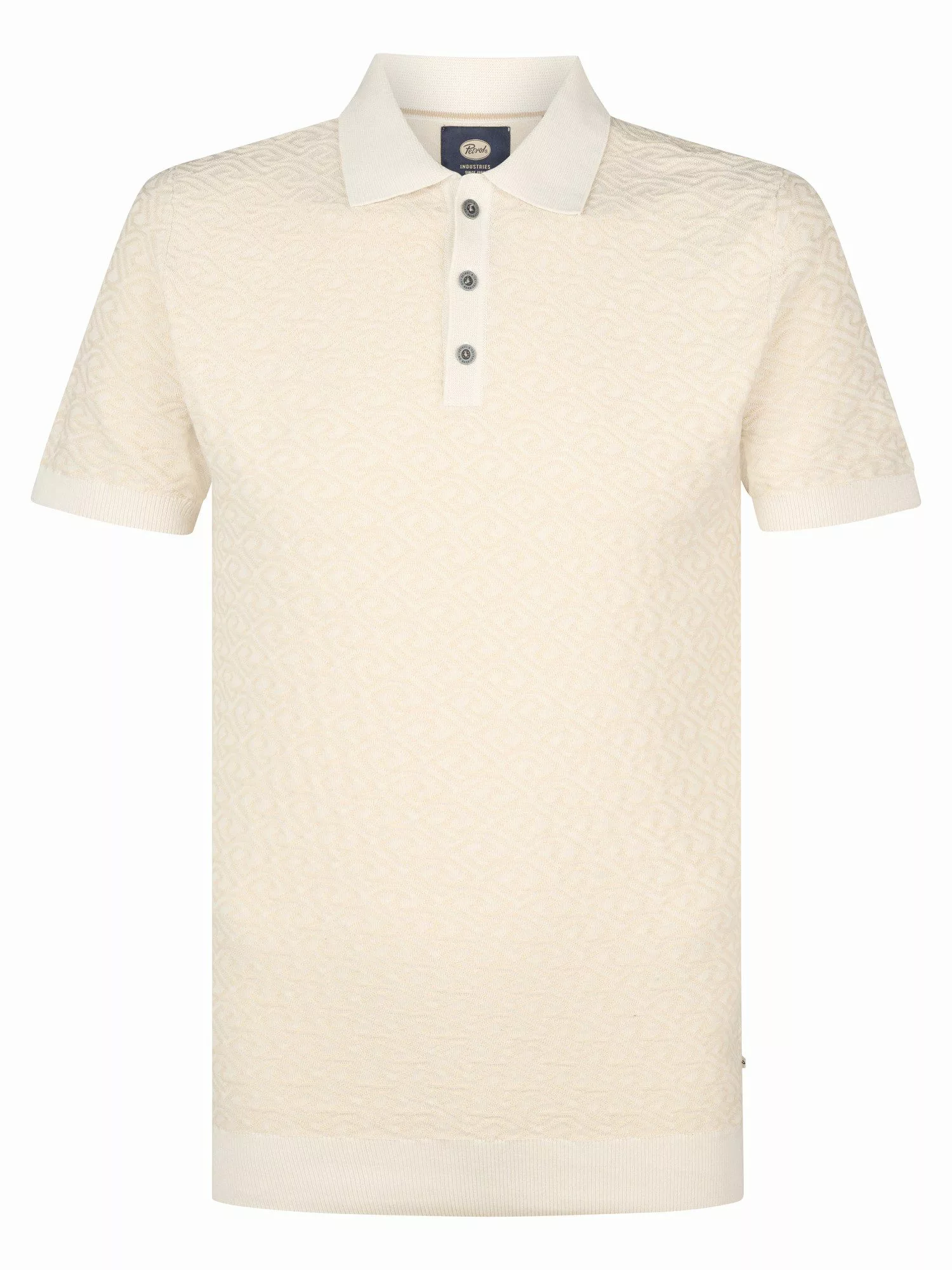 Petrol Industries Strickpullover Gestricktes Poloshirt Oceanstone günstig online kaufen