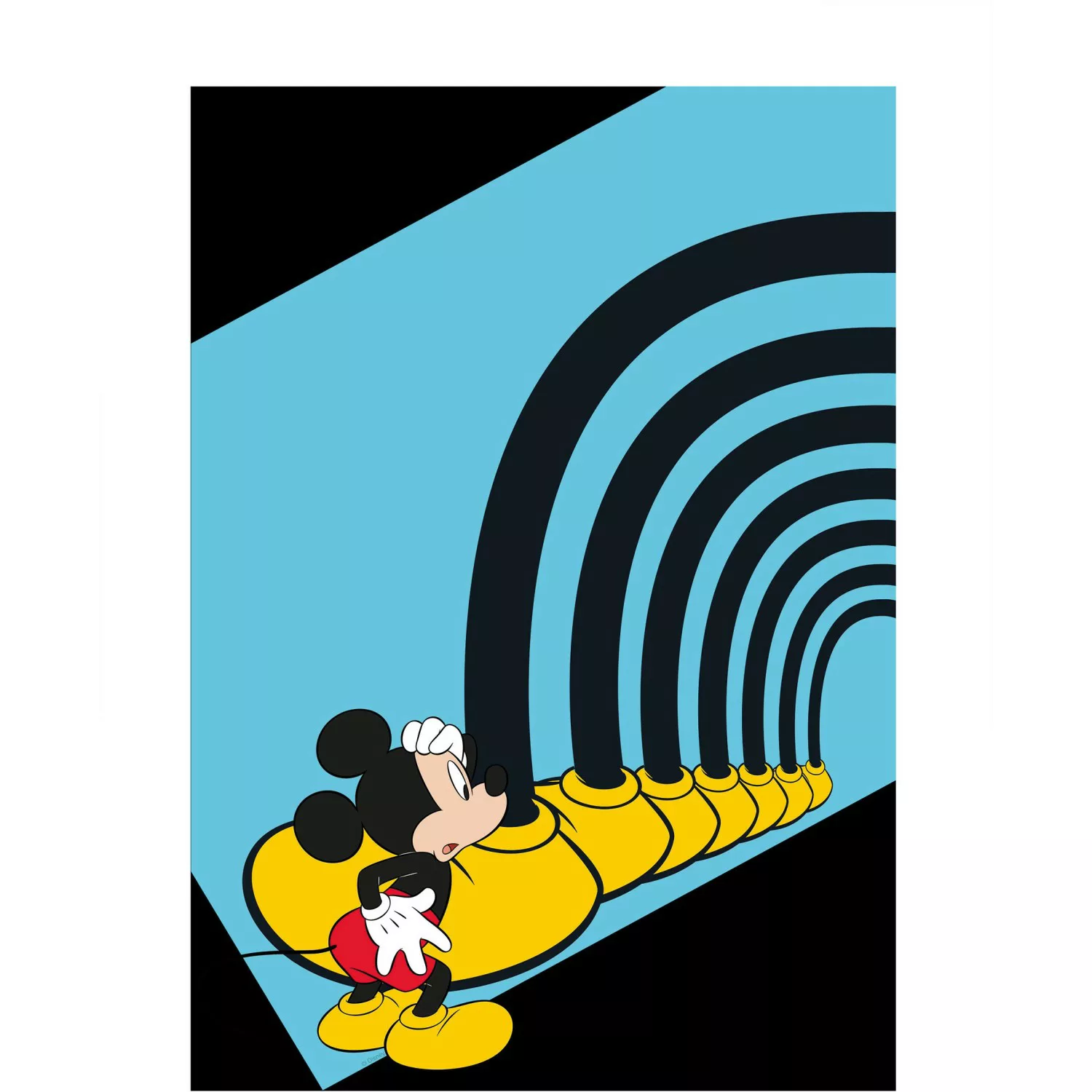 Komar Poster »Mickey Mouse Foot Tunnel«, Disney, (1 St.), Kinderzimmer, Sch günstig online kaufen