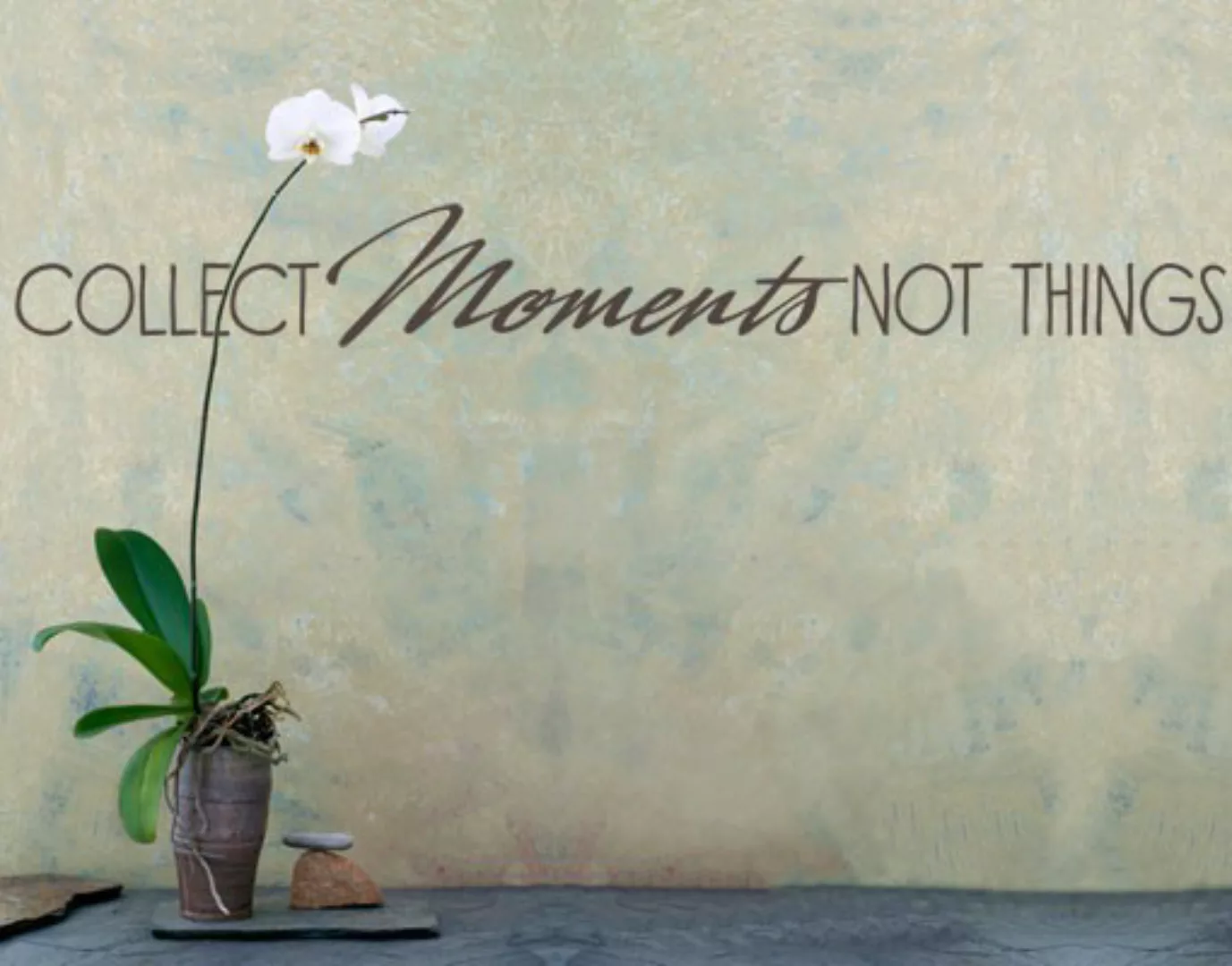 Wandtattoo Spruch No.UL1065 Collect Moments günstig online kaufen