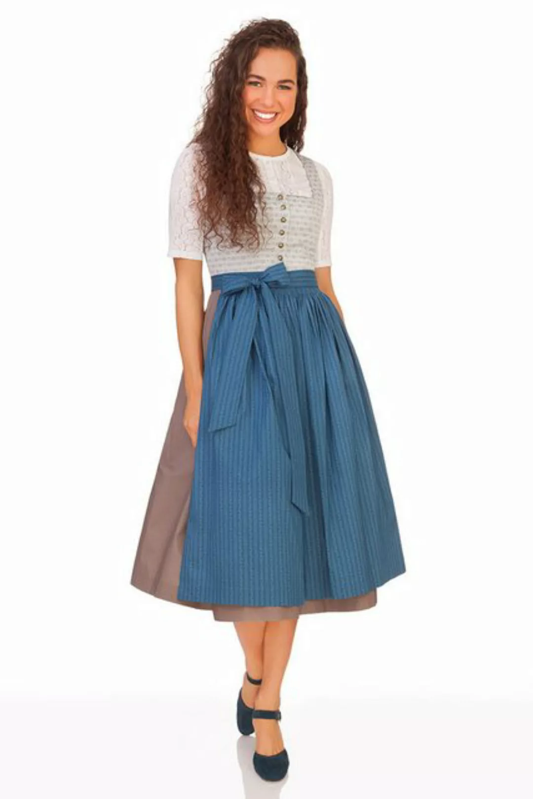 Hammerschmid Dirndl Dirndl lang 2tlg. - CHIEMSEE - blau günstig online kaufen