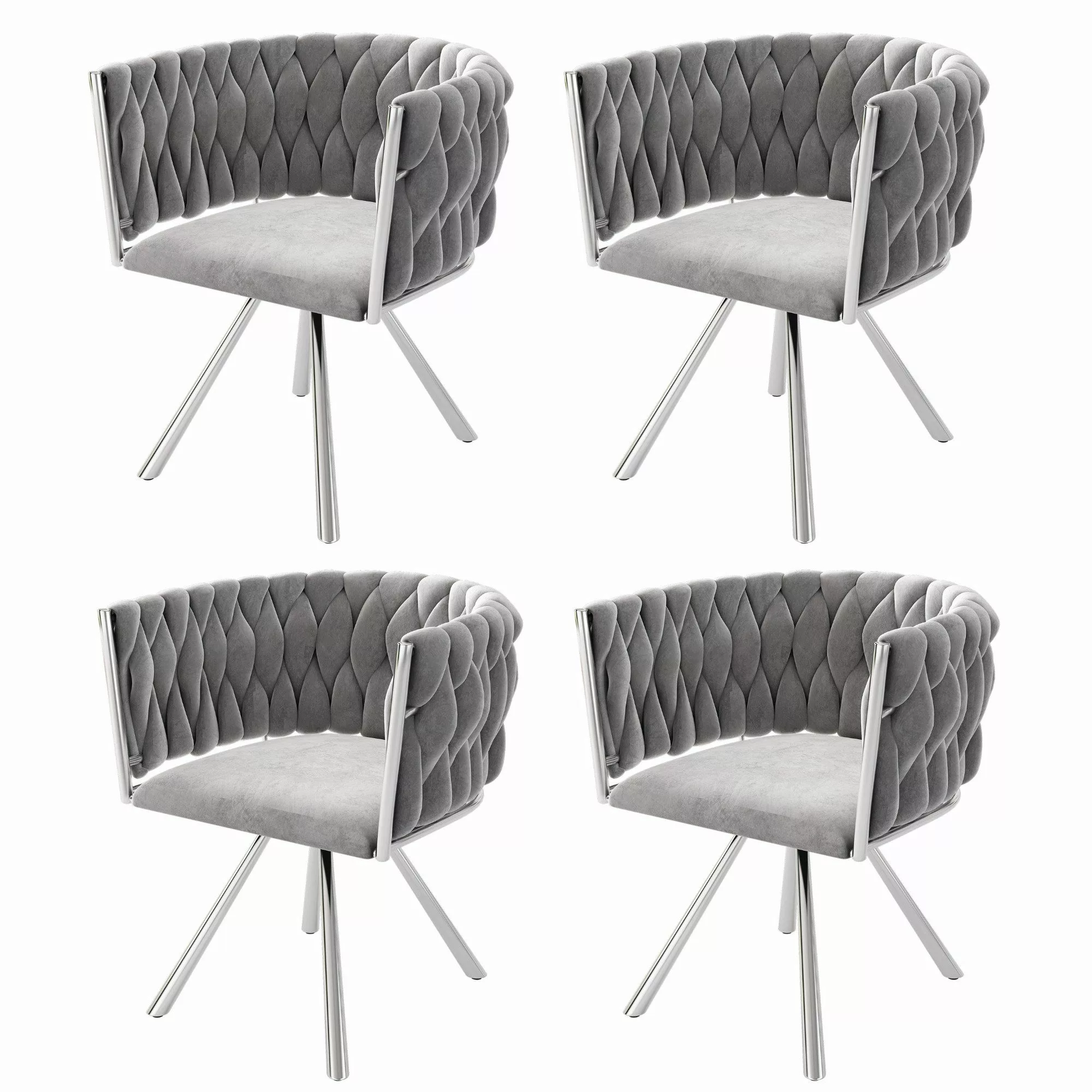 Flieks Esszimmerstuhl (360° drehbar, Set, 4 günstig online kaufen