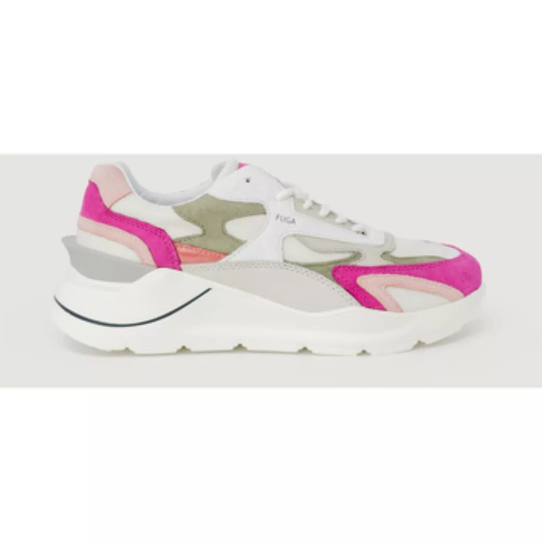 Date  Sneaker FUGA COLORED WHITE-FUXIA W401-FG-CO-WF günstig online kaufen