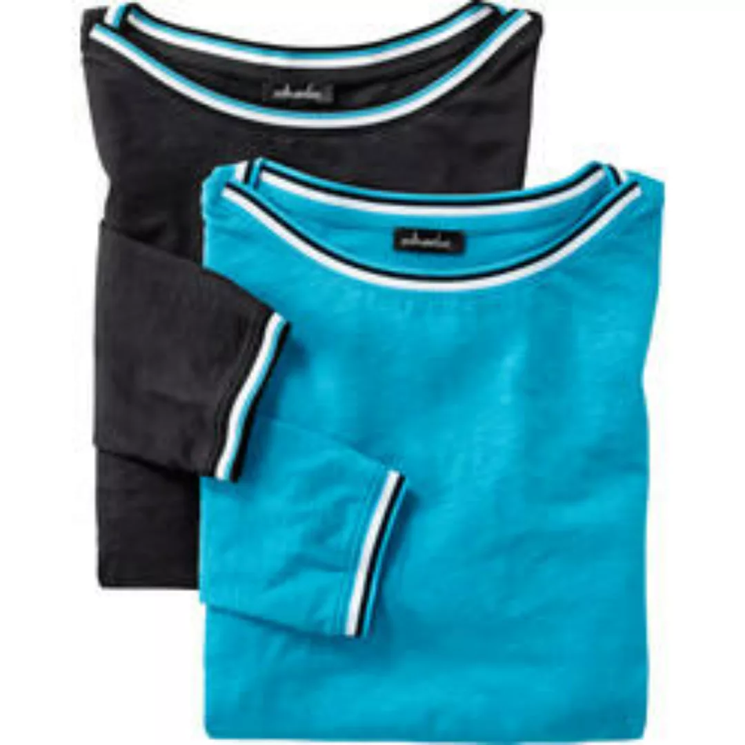 Emilia Parker 2er Pack Damen Blusenshirt 3/4-Arm günstig online kaufen
