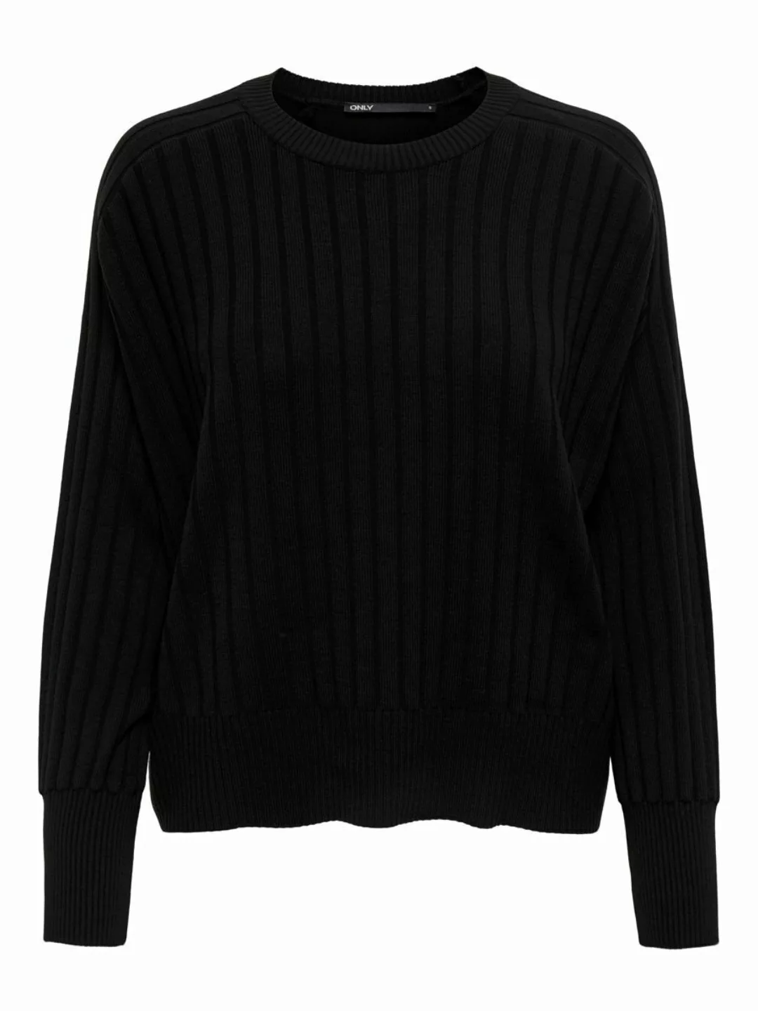 ONLY Loose Fit Strickpullover Damen Schwarz günstig online kaufen