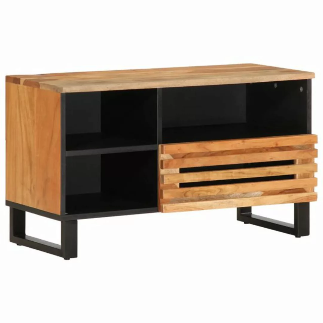 vidaXL TV-Schrank TV-Schrank 80x34x46 cm Raues Massivholz Mango (1-St) günstig online kaufen