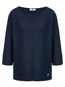 Rundhals-Shirt Anna Aura blau günstig online kaufen
