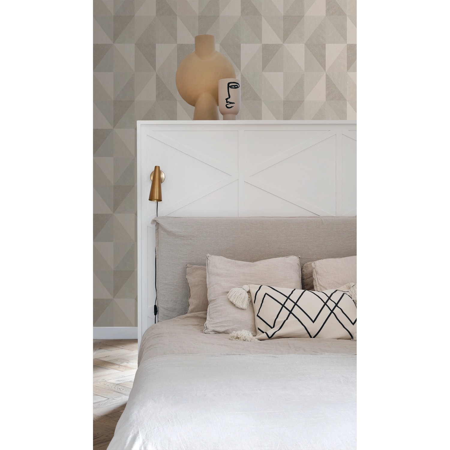 Origin Wallcoverings Tapete 3D-Muster Beige 50 x 900 cm 347893 günstig online kaufen