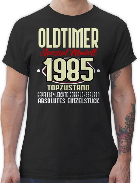 Shirtracer T-Shirt Oldtimer Spezial Modell 1985 Vierzigster 40. Geburtstag günstig online kaufen