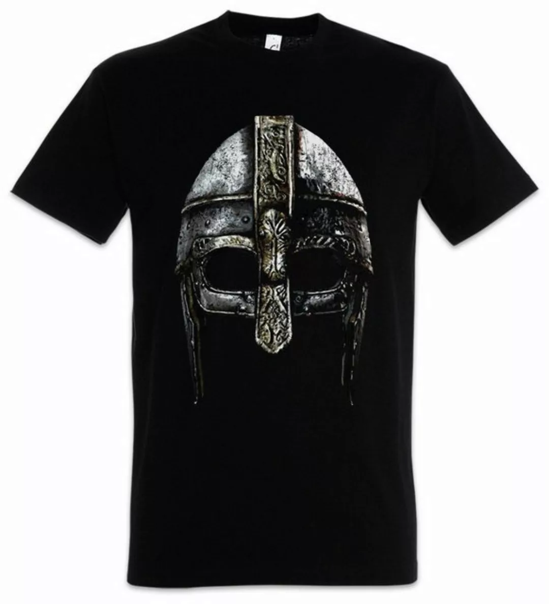 Urban Backwoods Print-Shirt Viking Helmet Herren T-Shirt Runen Walhalla Lok günstig online kaufen