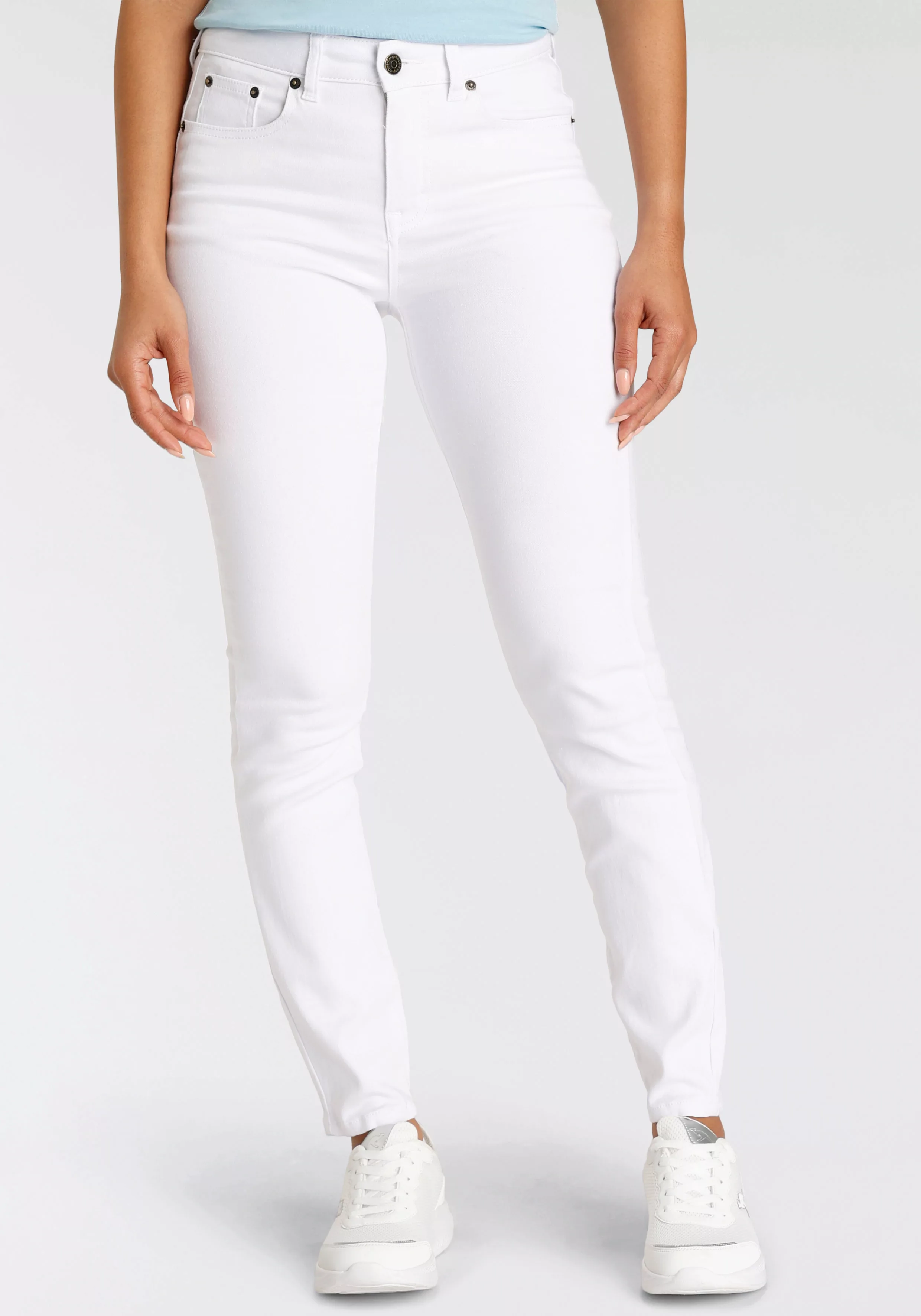 KangaROOS Slim-fit-Jeans CROPPED HIGH WAIST SLIM FIT NEUE KOLLEKTION günstig online kaufen