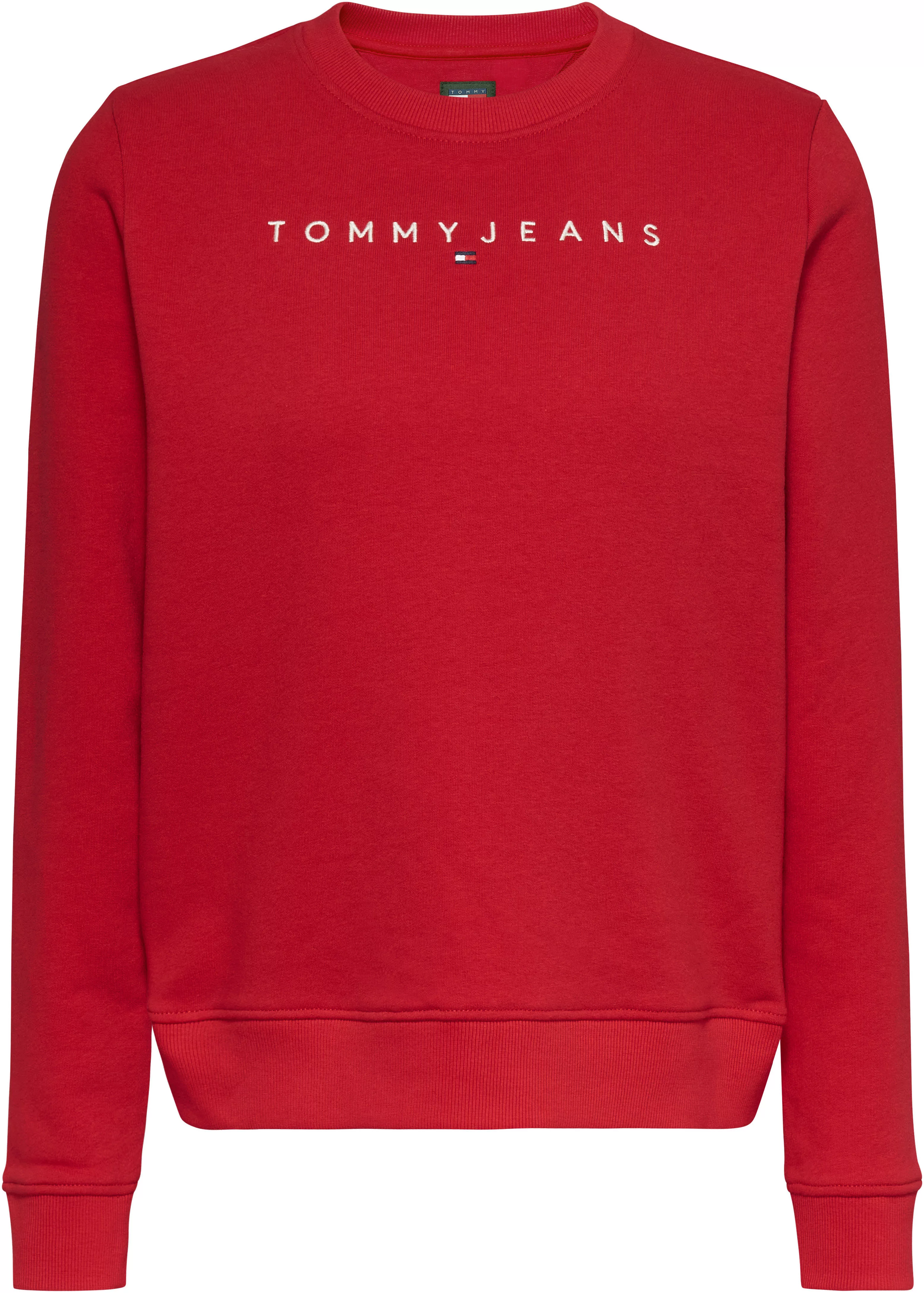 Tommy Jeans Sweatshirt "TJW REG LINEAR CREW EXT", mit Logostickerei günstig online kaufen
