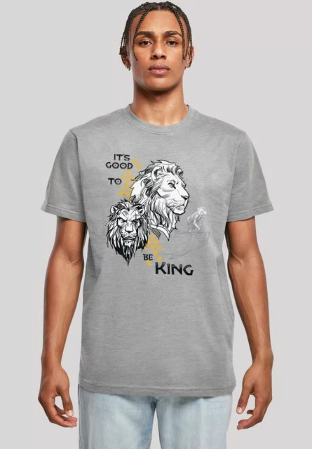 F4NT4STIC T-Shirt Disney König der Löwen Movie It's Good To Be King Print günstig online kaufen