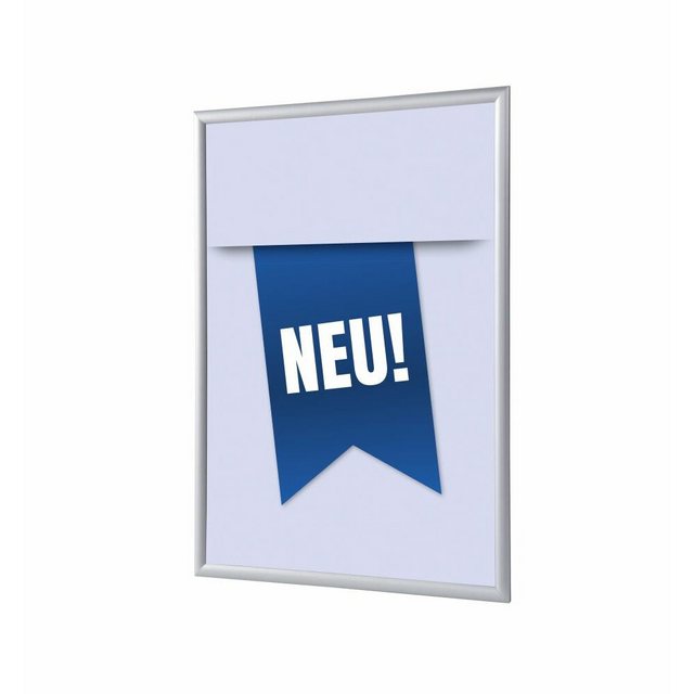 Showdown Displays Hängevitrine A4 - Komplett-Set - Neu Deutsch - Blau/Silbe günstig online kaufen