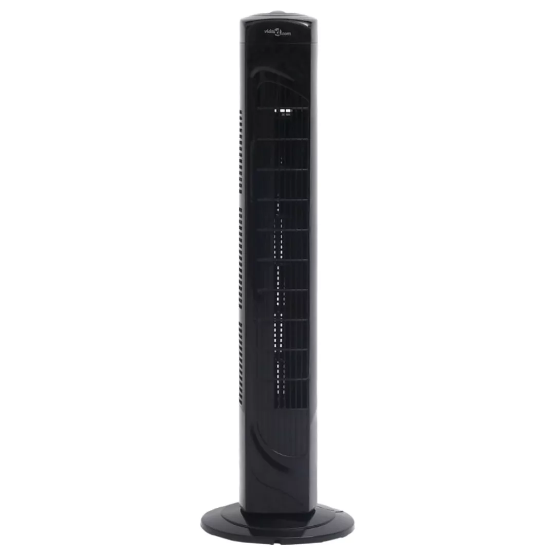Turmventilator Mit Timer Φ24x80 Cm Schwarz günstig online kaufen