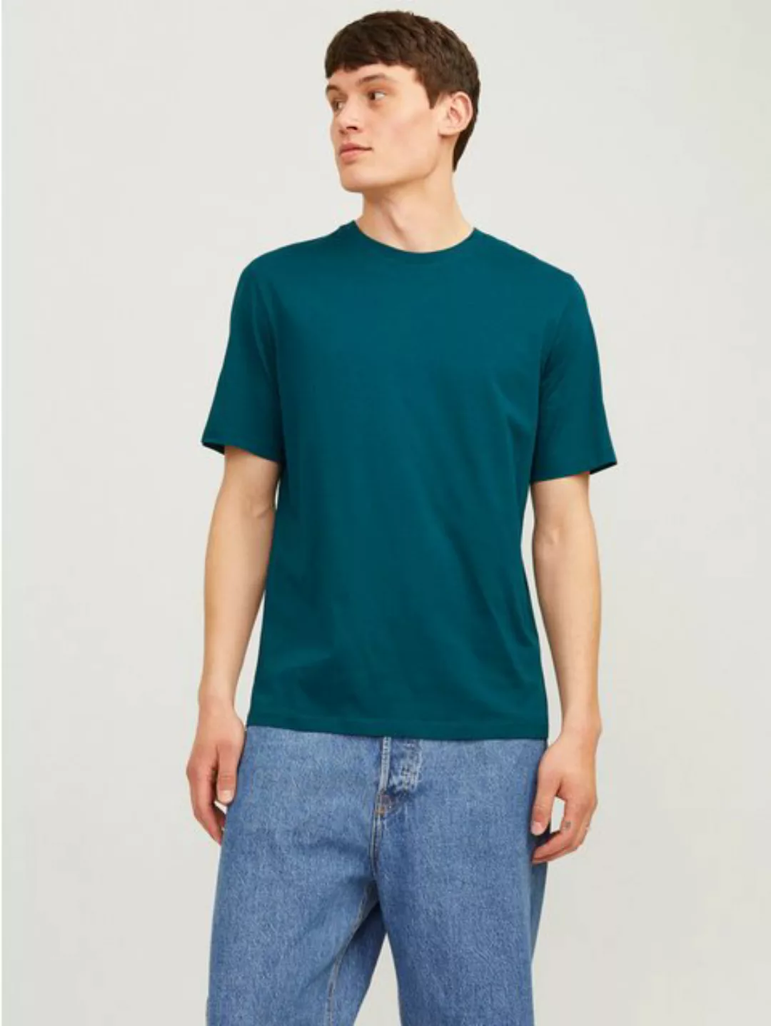 Jack & Jones Rundhalsshirt JJEORGANIC BASIC TEE SS O-NECK NOOS mit Rundhals günstig online kaufen