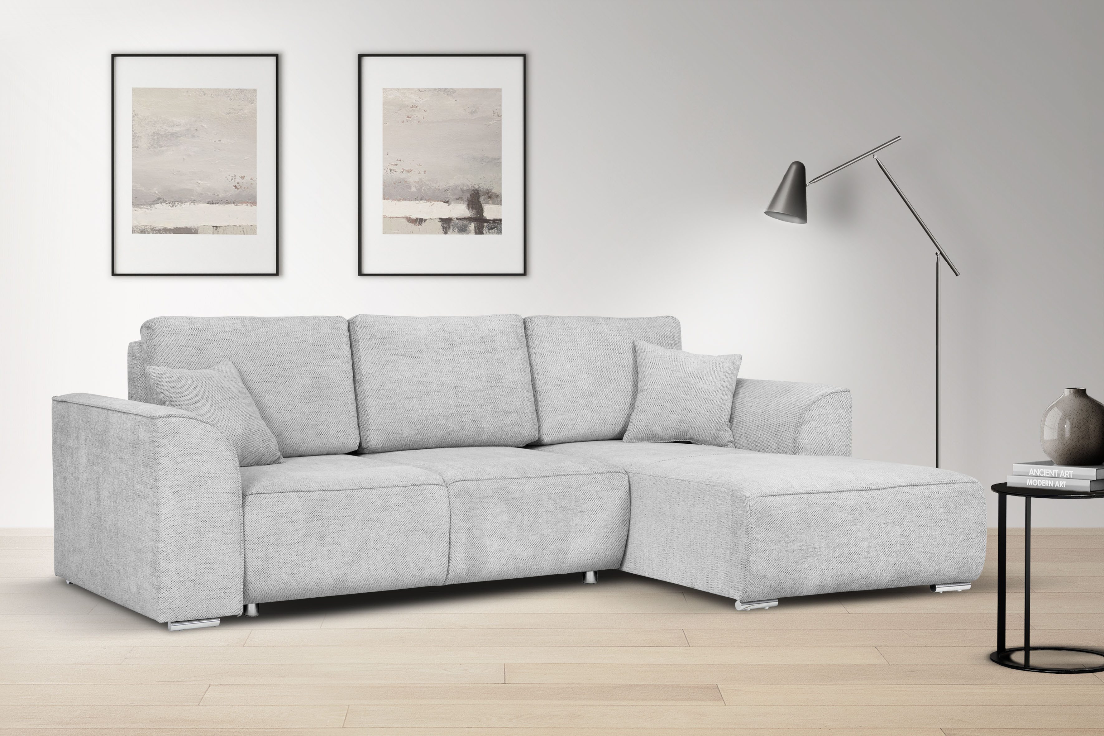 INOSIGN Ecksofa "BEATRICE optionale Schlafsofa mit Bettkasten, B/T/H: 265/1 günstig online kaufen