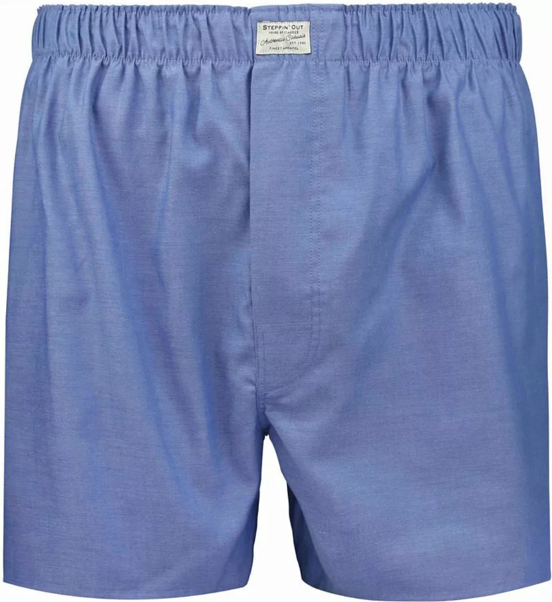 Steppin' Out Boxershort Oxford Blau - Größe L günstig online kaufen