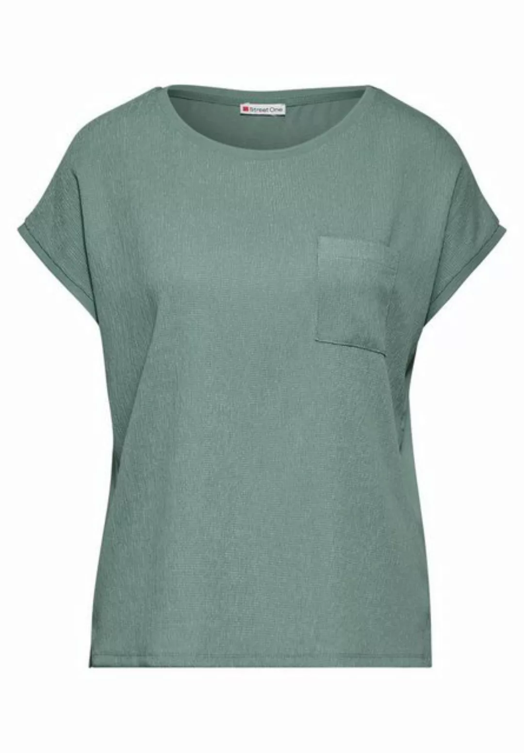 STREET ONE T-Shirt LTD QR structure-mix shirt w.p günstig online kaufen