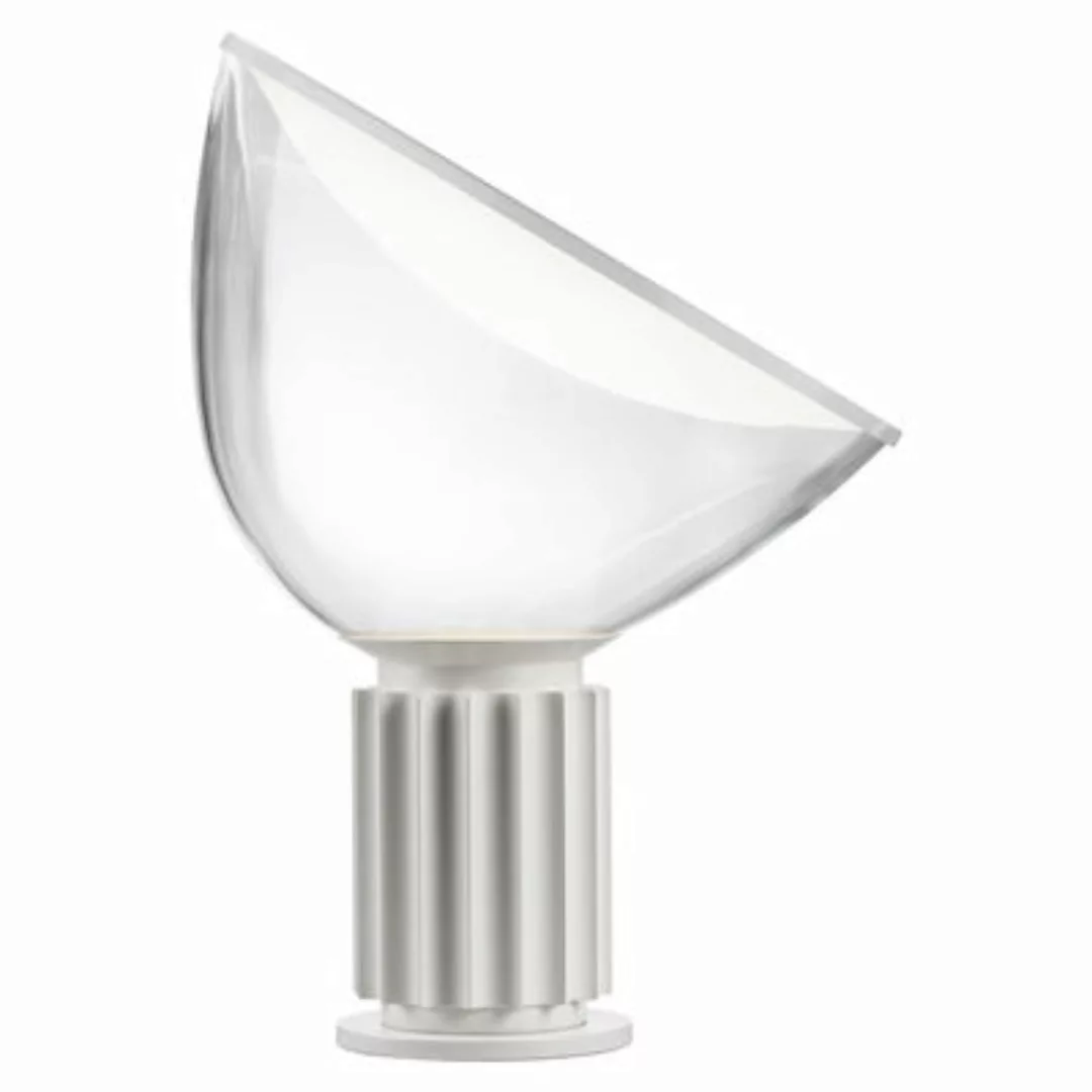 Tischleuchte Taccia LED (1962) glas weiß / H 64,5 cm - Flos - Weiß günstig online kaufen