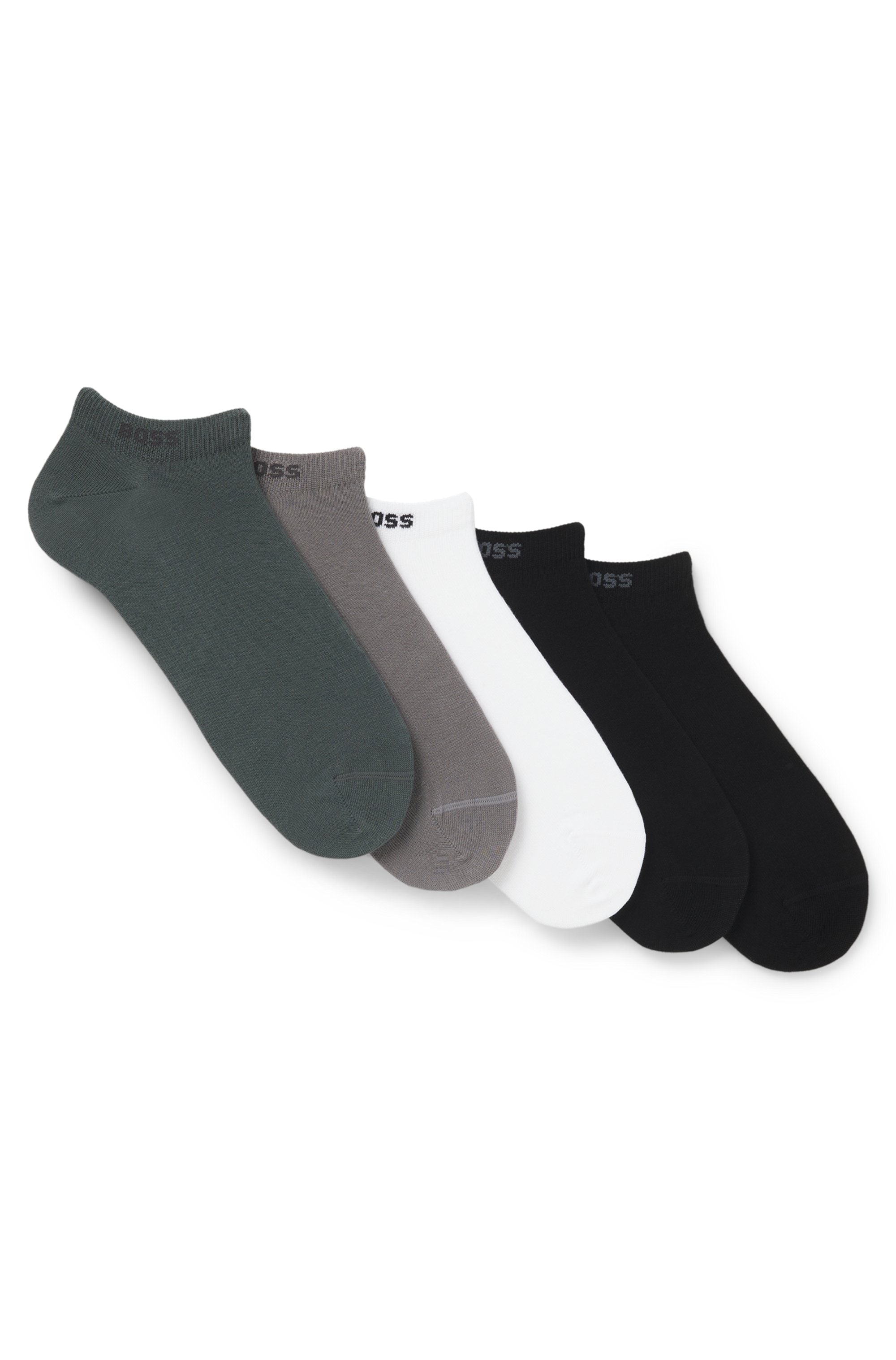 BOSS Sneakersocken "5P AS Uni CC", (Packung, 5 Paar), mit BOSS Label günstig online kaufen