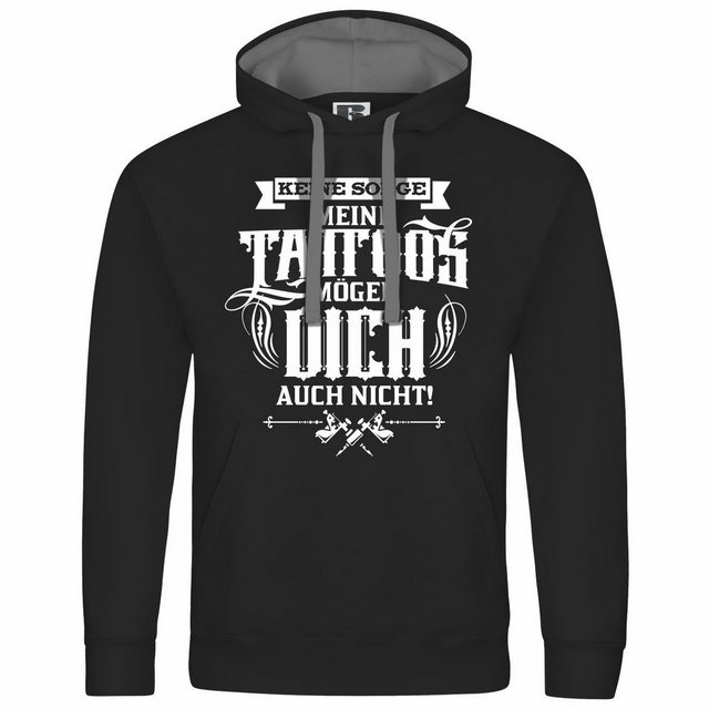 deinshirt Kapuzenpullover Herren Kapuzenpullover Keine Sorge meine Tattoos günstig online kaufen