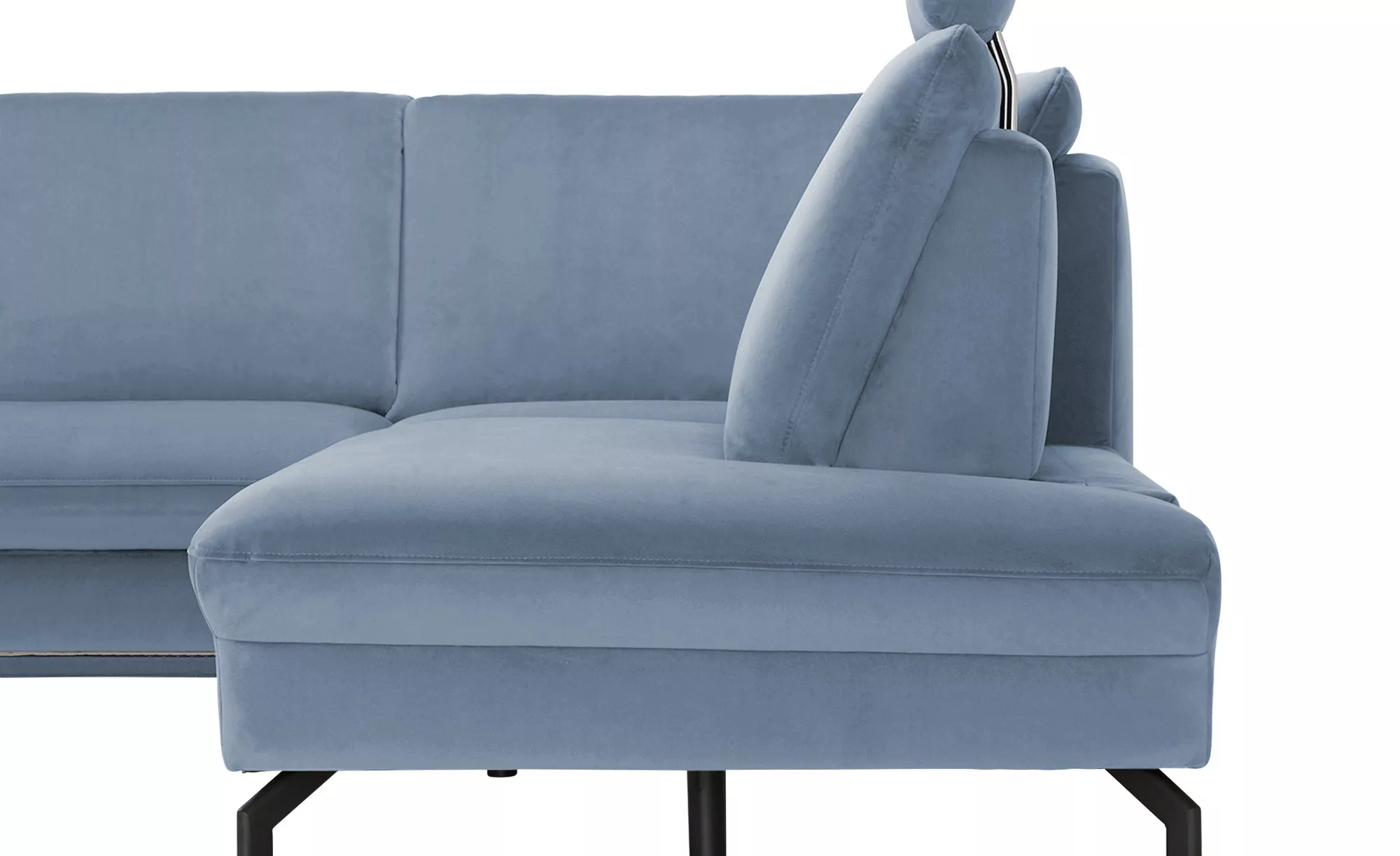 meinSofa Wohnlandschaft  Grace ¦ blau ¦ Maße (cm): B: 332 H: 89 T: 220.0 Po günstig online kaufen