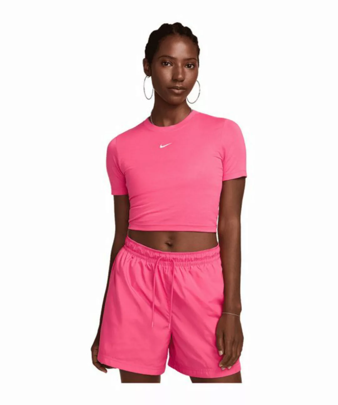 Nike Sportswear T-Shirt Essential SLM Crop T-Shirt Damen default günstig online kaufen