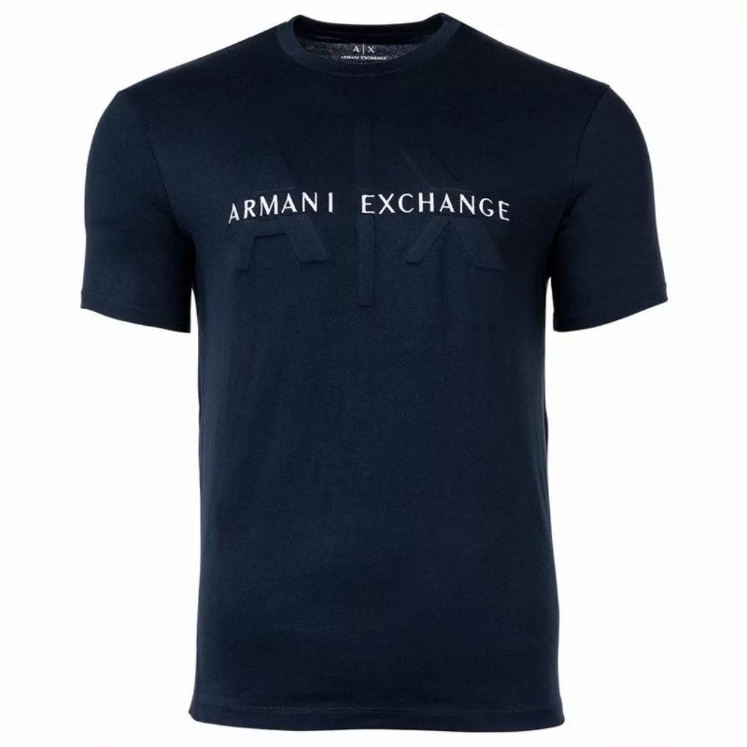 A|X ARMANI EXCHANGE Herren T-Shirt - Logo, Rundhals, Cotton Stretch günstig online kaufen