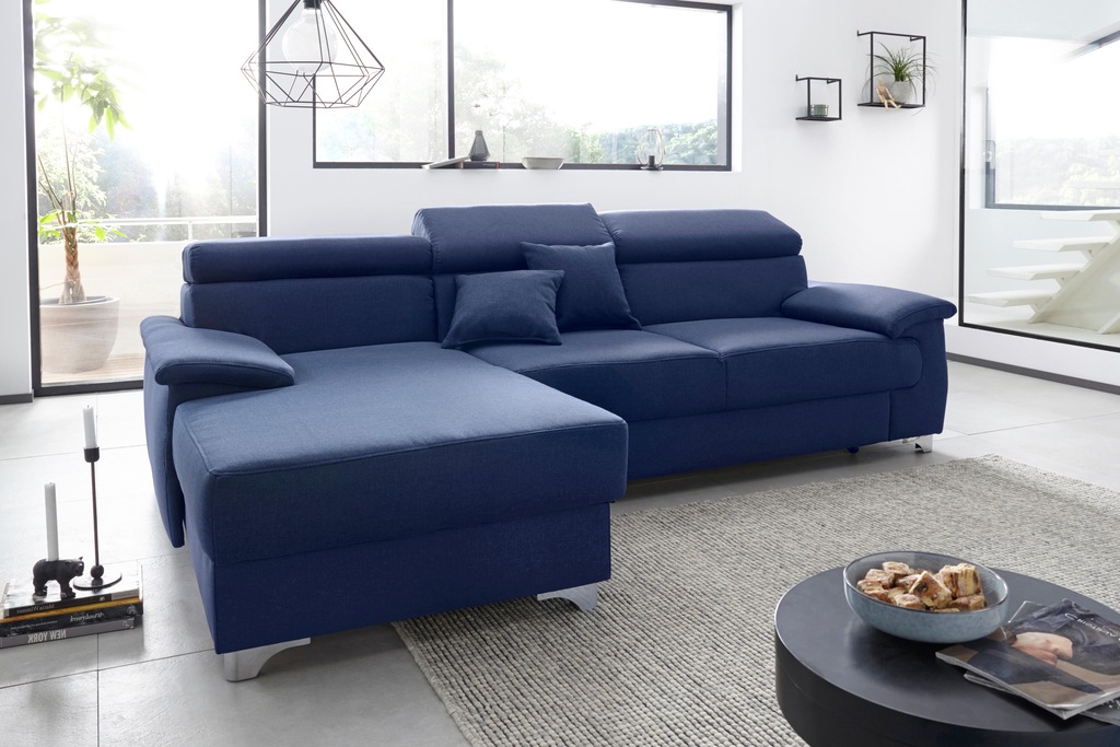 DOMO collection Ecksofa "Mira, inklusive Kopfteilverstellung für mehr Wohlf günstig online kaufen