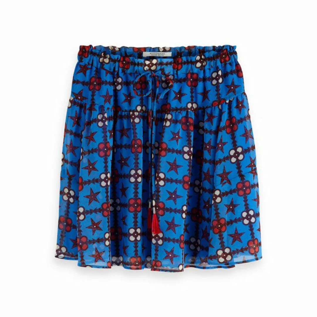 Maison Scotch Sweatrock Maison Scotch Damen Rock Printed Flowy Mini Skirt 1 günstig online kaufen